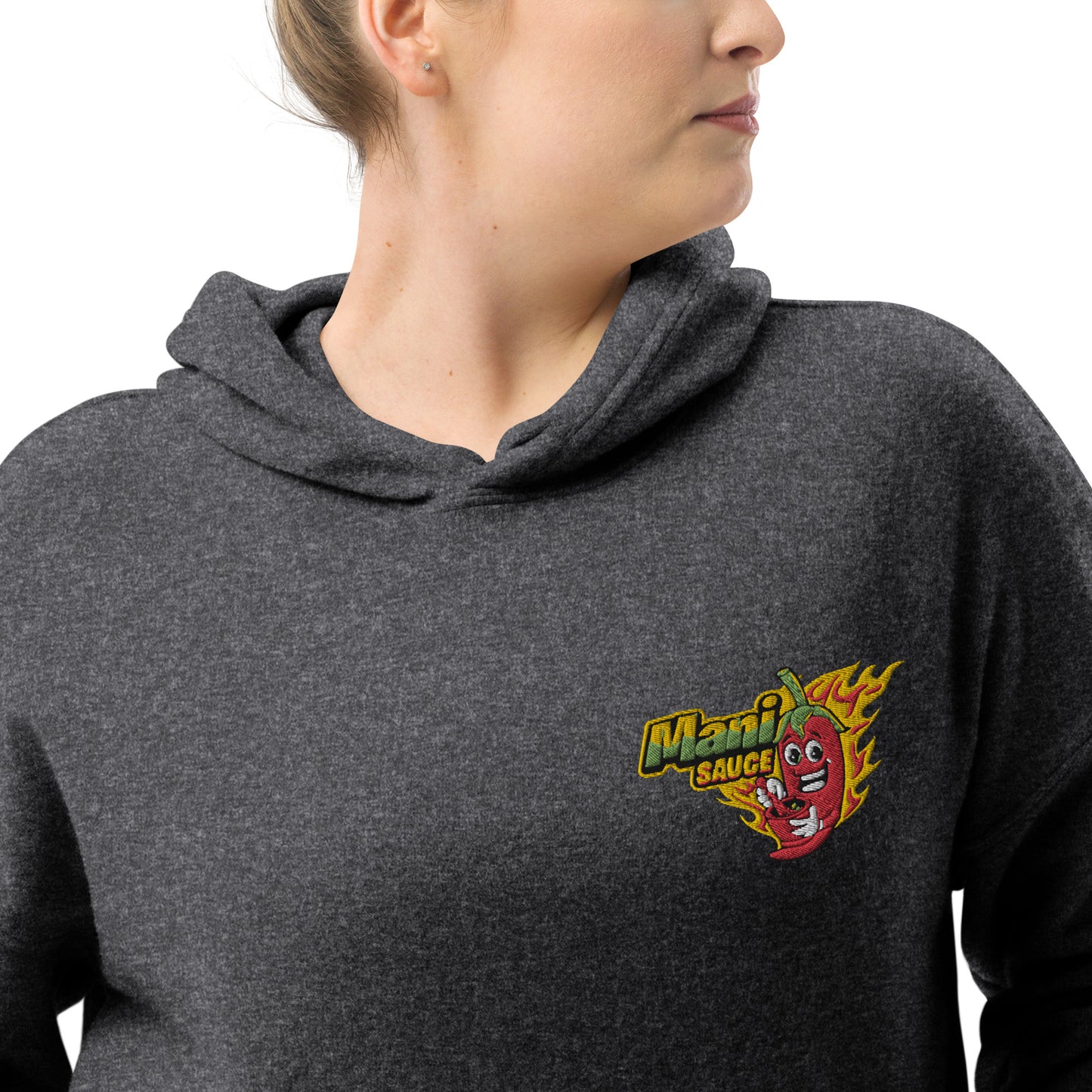 Unisex sueded fleece hoodie